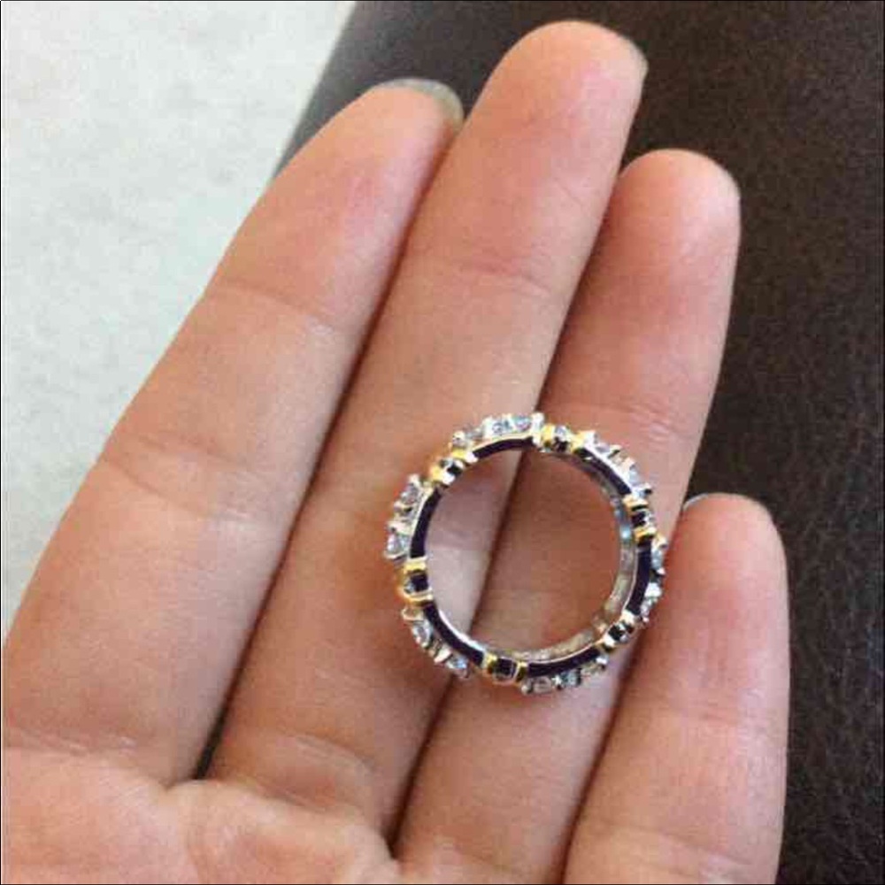 (Size 7.5)10k gold engagement ring - Picture 3 of 3
